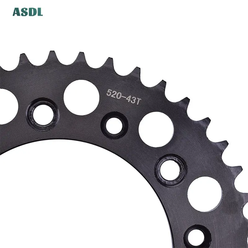 Задняя звездочка для мотоцикла Honda CRF230 CRF230M CRF230L CRF 520 CRM250 CRM250K CRM250L CRM250R 230 43T 47T 51T