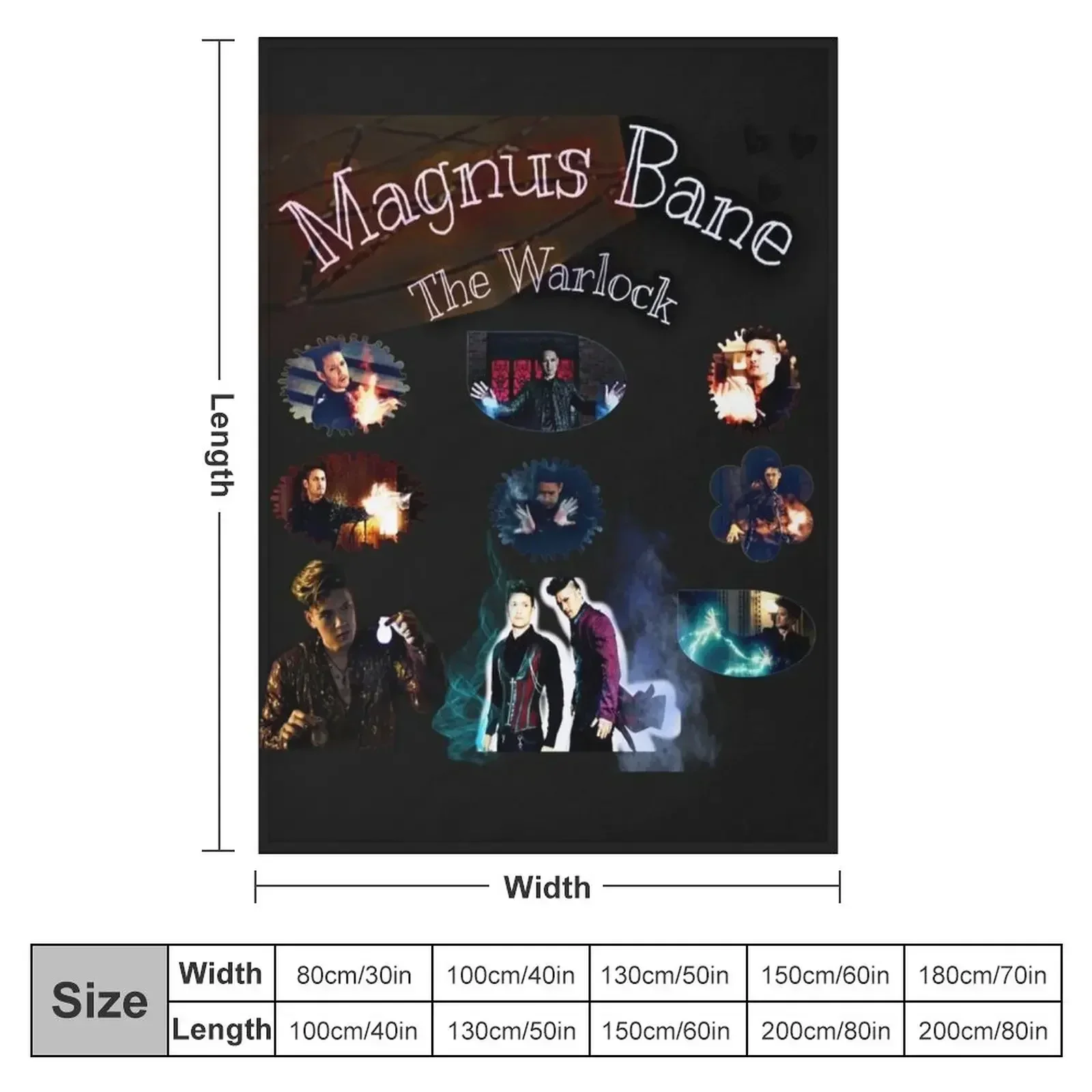 Одеяло Magnus Bane The Warlock для детей тонкие детские мягкие большие одеяла