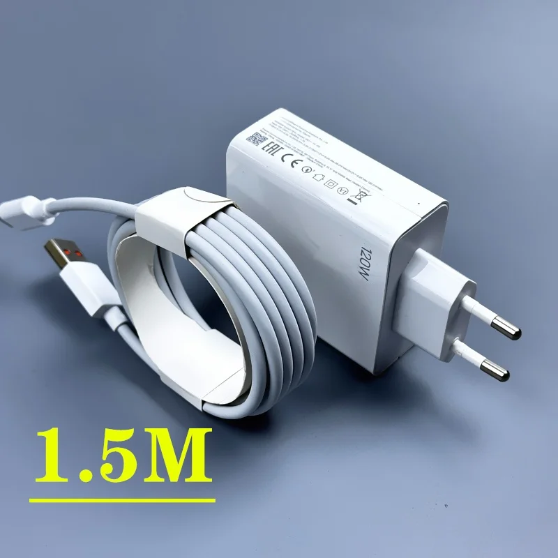 Фото Зарядное устройство Xiaomi 120W Turbo Fast Charge EU Hypercharge Gan Adapter для Redmi Note 11 12 Pro Plus 5G Mi 14 13 13T с кабелем №3