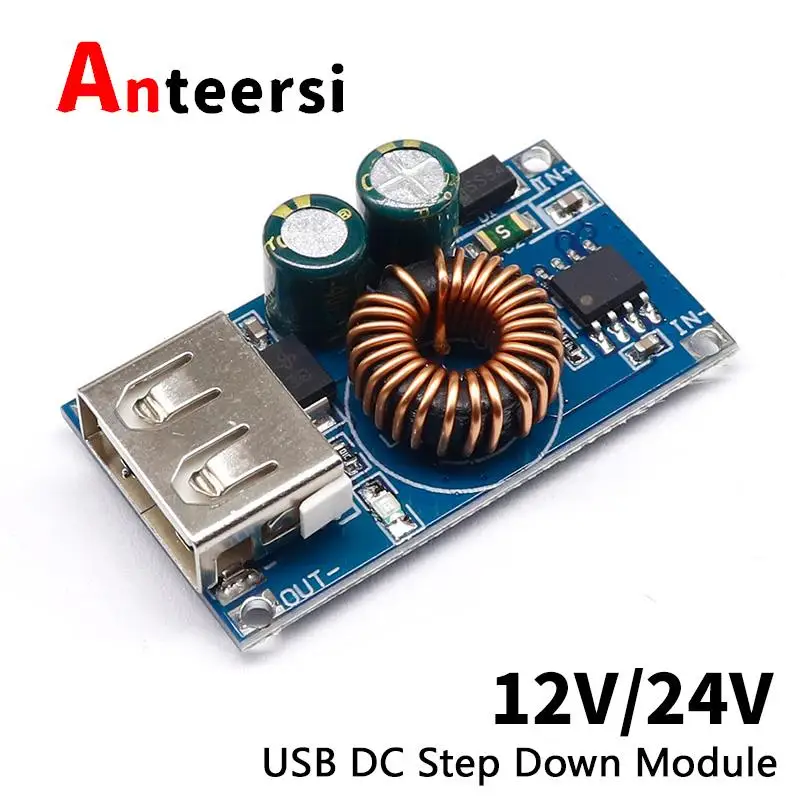 

USB DC понижающий модуль 12 В 24 В для быстрой зарядки QC2.0 QC3.0