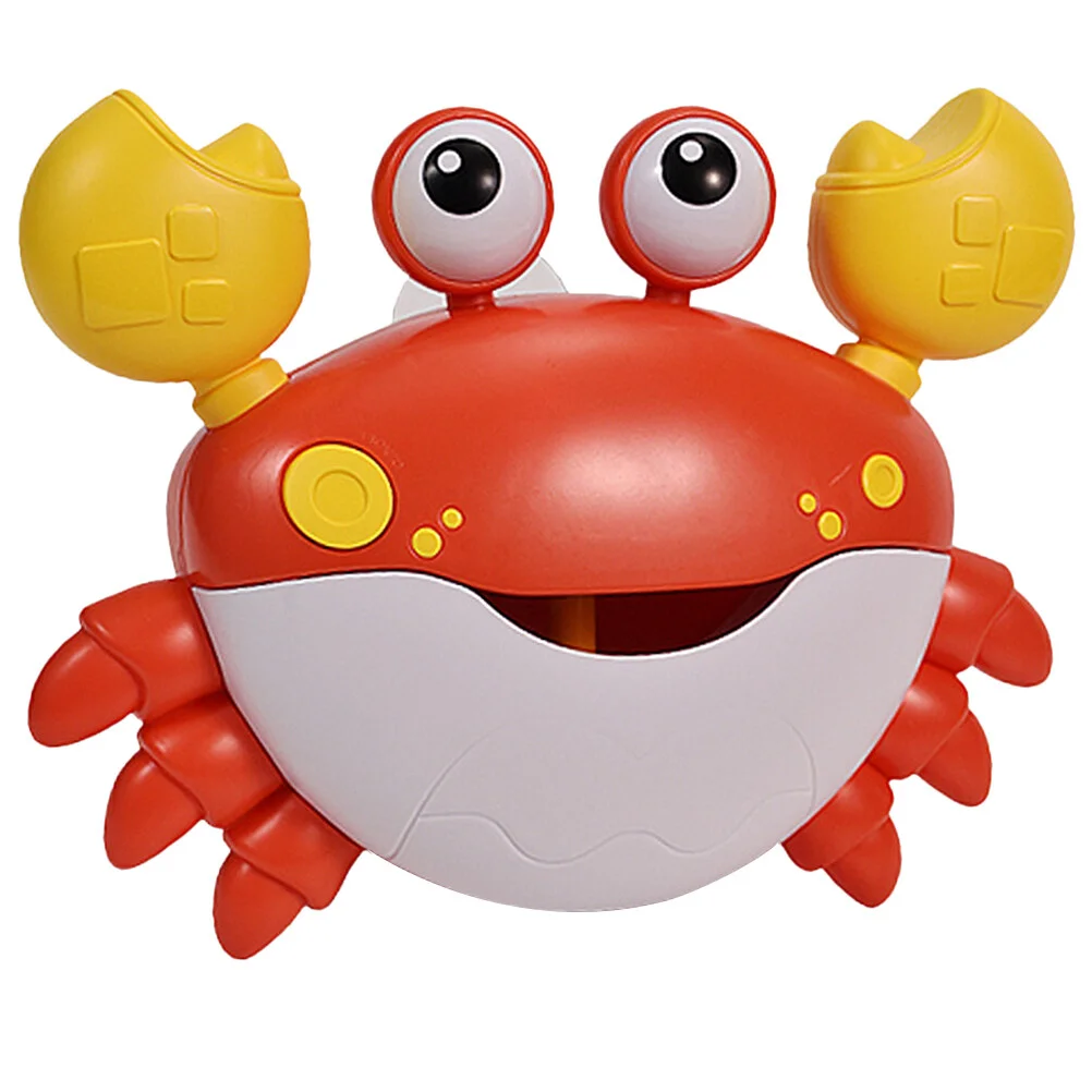 

Foam Machine Toddler Toy Bathtime Toys Toddlers 1-3 Crab Baby Bathtub Plastic Bubble Maker