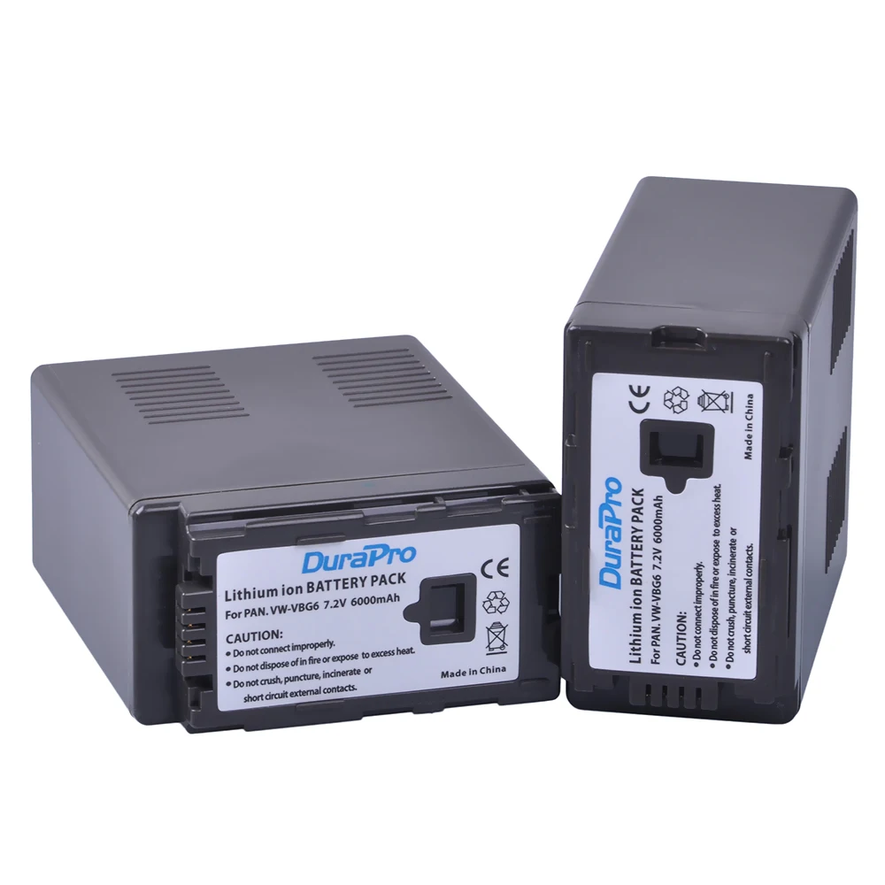 Аккумулятор VW-VBG6 для Panasonic AG AC130AMC AC160MC HPX250 AF105 AF103MC AF100 AF101 HDC-MDH1GK HMC43MC HMC40