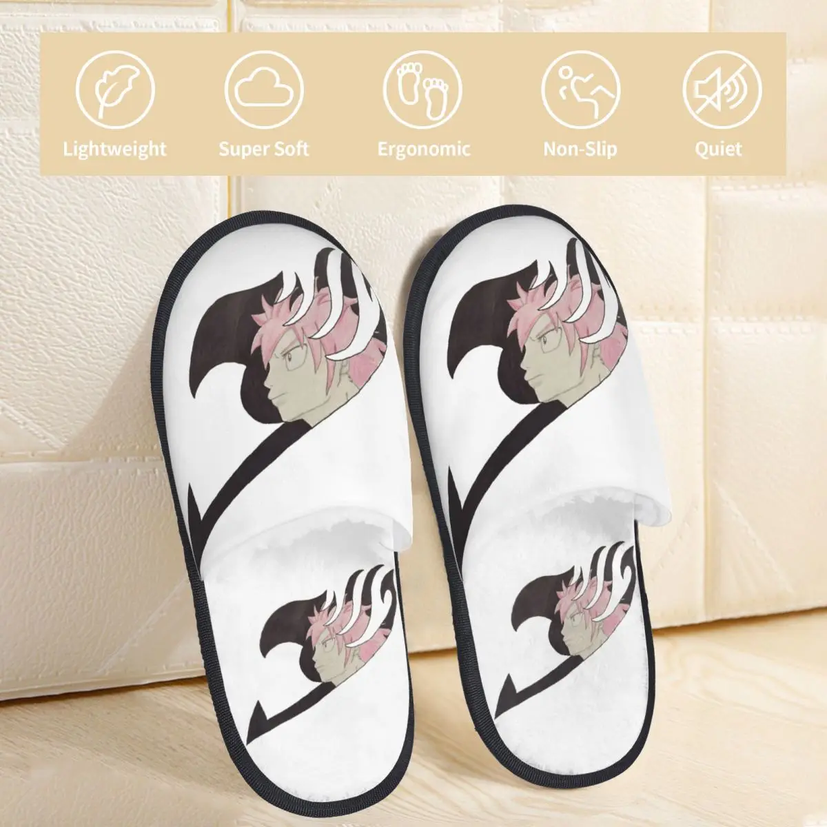 Меховые тапочки Люси Нацу счастливый серый Эрза лаксус Фея молния дракон 9 Мягкая