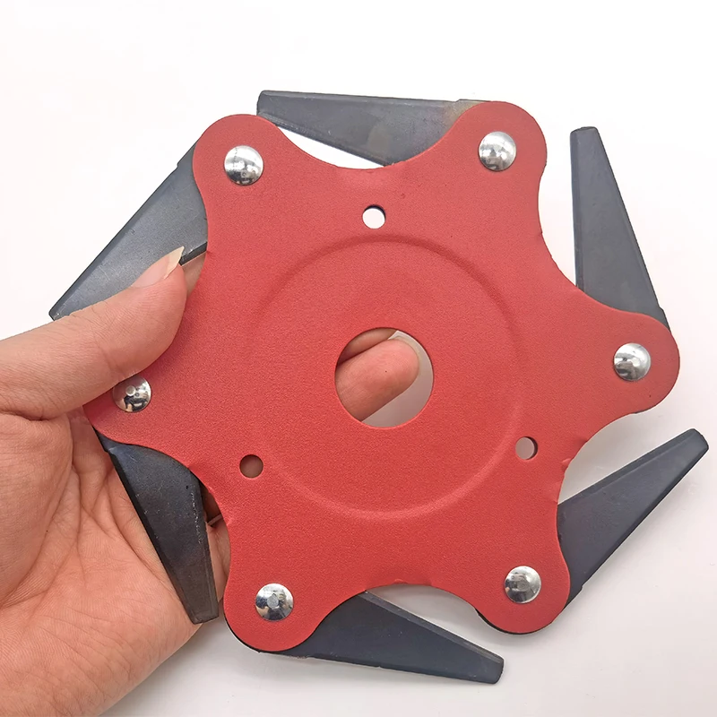 

Cutter Head Grass with 6 Blades Trimmer Brush 65Mn Weed Brush Cutting Head Garden Power Tool Accessories for Lawn Mower