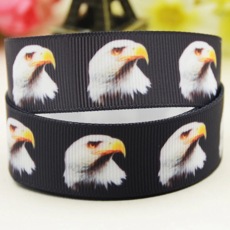 

22 мм 25 мм 38 мм 75 мм Орлиный мультяшный персонаж печатная корсажная лента украшение для вечеринки 10 ярдов оформление