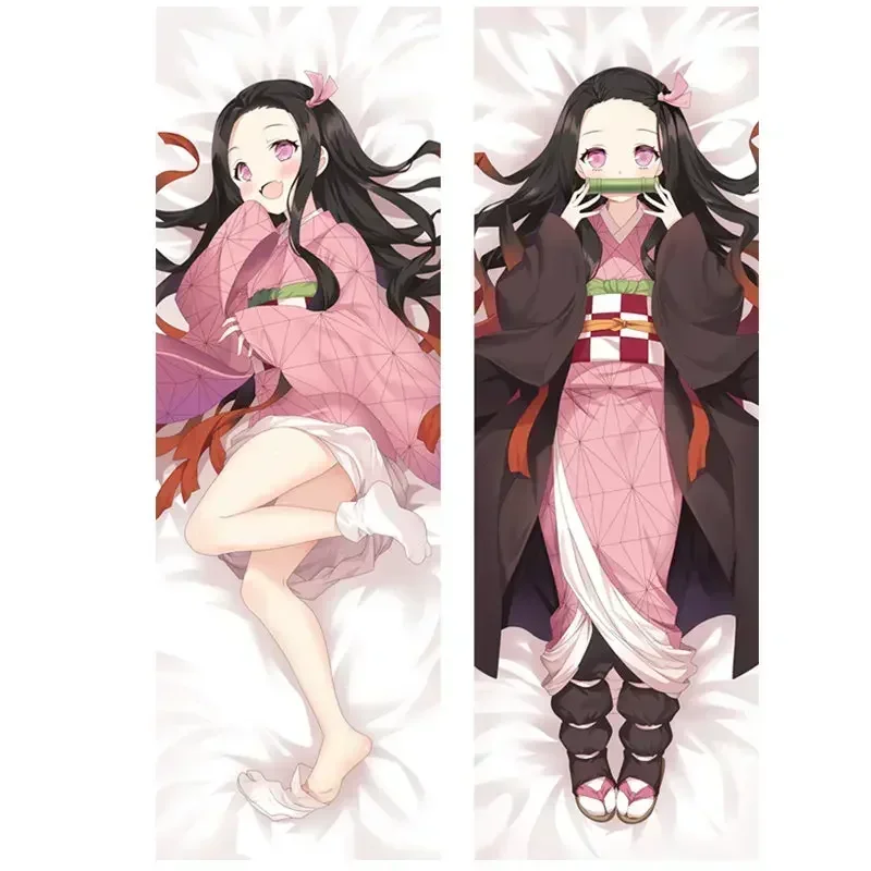 60x180 см аниме рассекающий демонов камадо незуко Kanroji Mitsuri Dakimakura Чехол