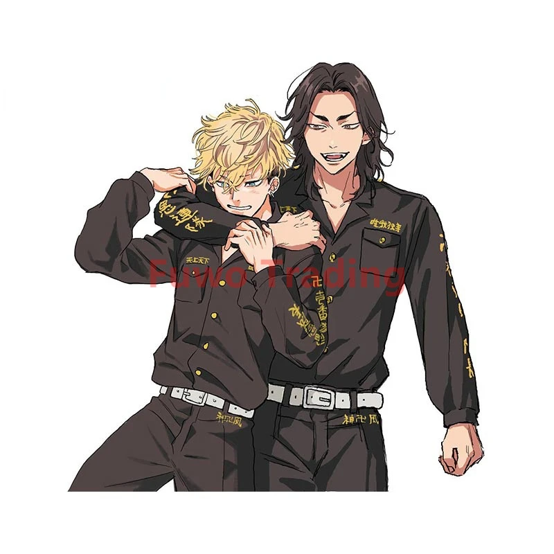 

Fuwo Trading Car Stickers Auto Decal Tokyo Revengers Character Waterproof PVC Car Sticker and Decsl Windows Trunk Anime Car