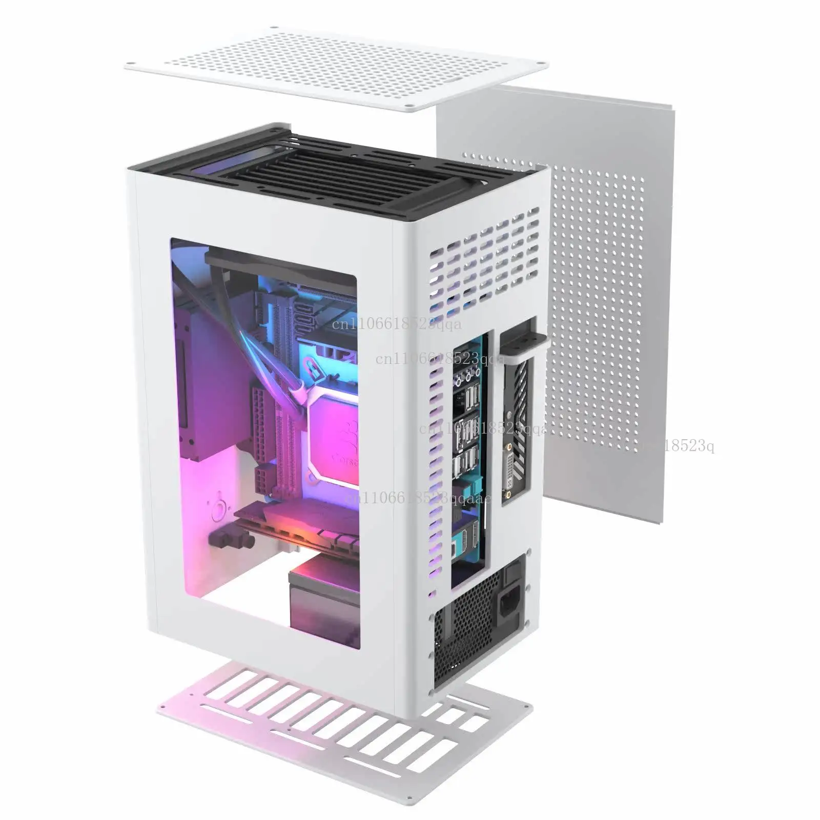 Мини-корпус AKLLA A3 ITX с ЧПУ-обработкой, поддержка игровой батареи с водяным охлаждением 120 мм. (art.: 3920d91fd5904) - 3920d91fd5904