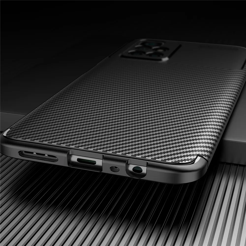 lereach case for poco x4 pro 4g x3 m4 pro 5g x3 nfc m3 x2 carbon fiber texture silicone phone back cover free global shipping