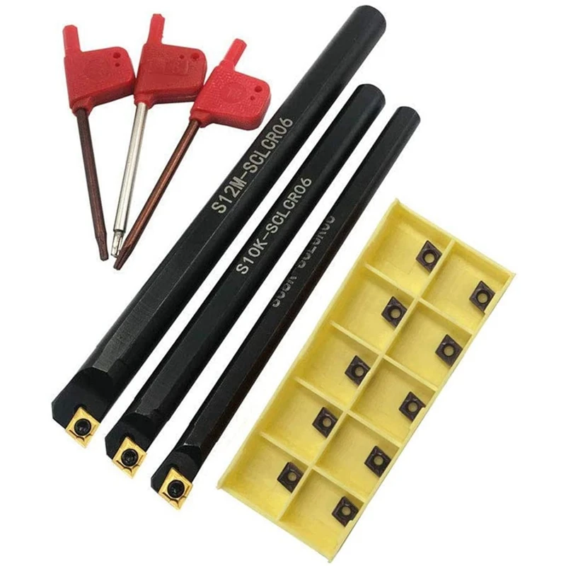 

95 Degree S08K/S10K/S12M-SCLCR06 Internal Turning Boring Bar CCMT060204 Carbide Inserts for Machining Steel Parts