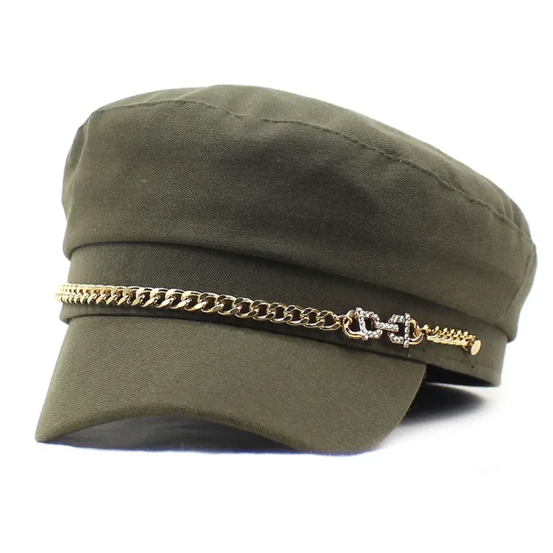 Женский однотонный берет из полиэстера с утиным языком простая повседневная