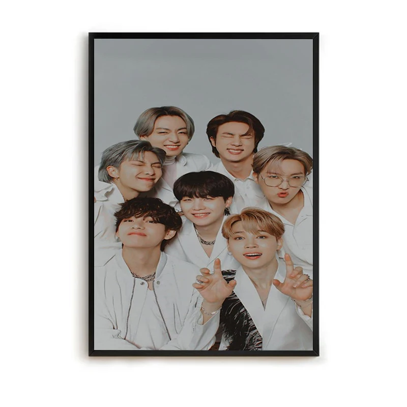 Корейская поп-музыка мужской постер холст настенная художественная роспись
