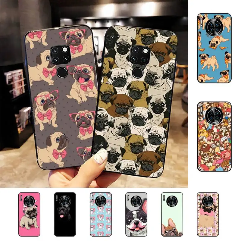 

Pug Dog Phone Case For Huawei Nova 3I 3E mate 20lite 20Pro 10lite Luxury funda case