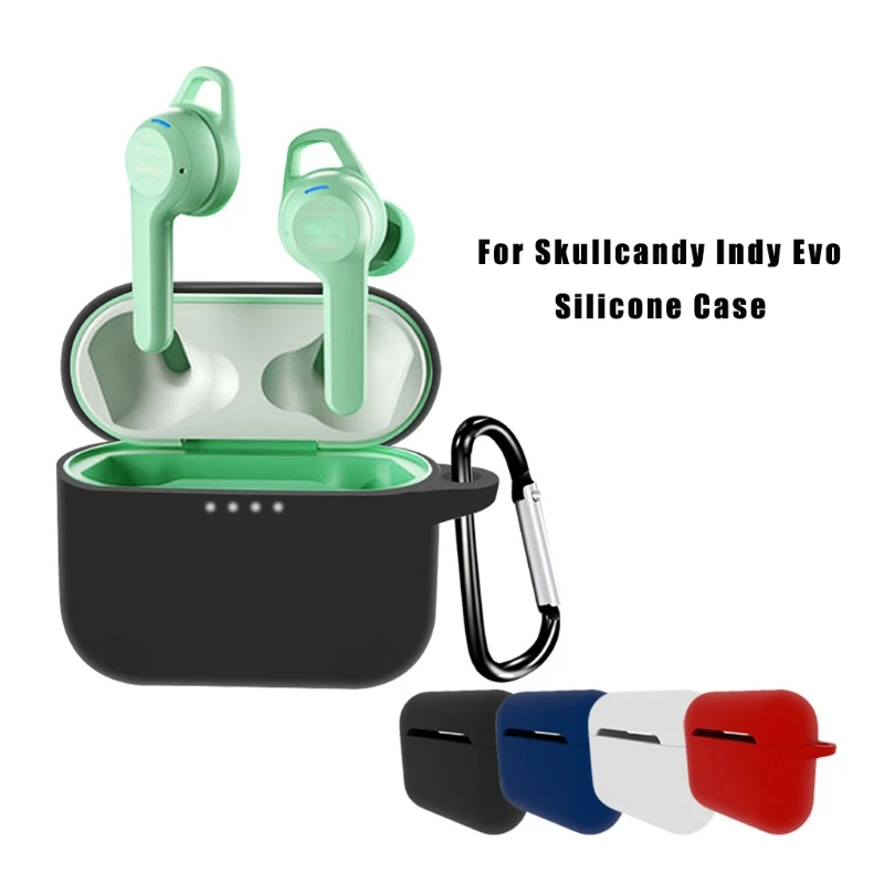 

Wireless Headphone Wear-resistant Silica Protective Compatible for Skull candy Indy Evo Shockproof Anti-dust Sleeve