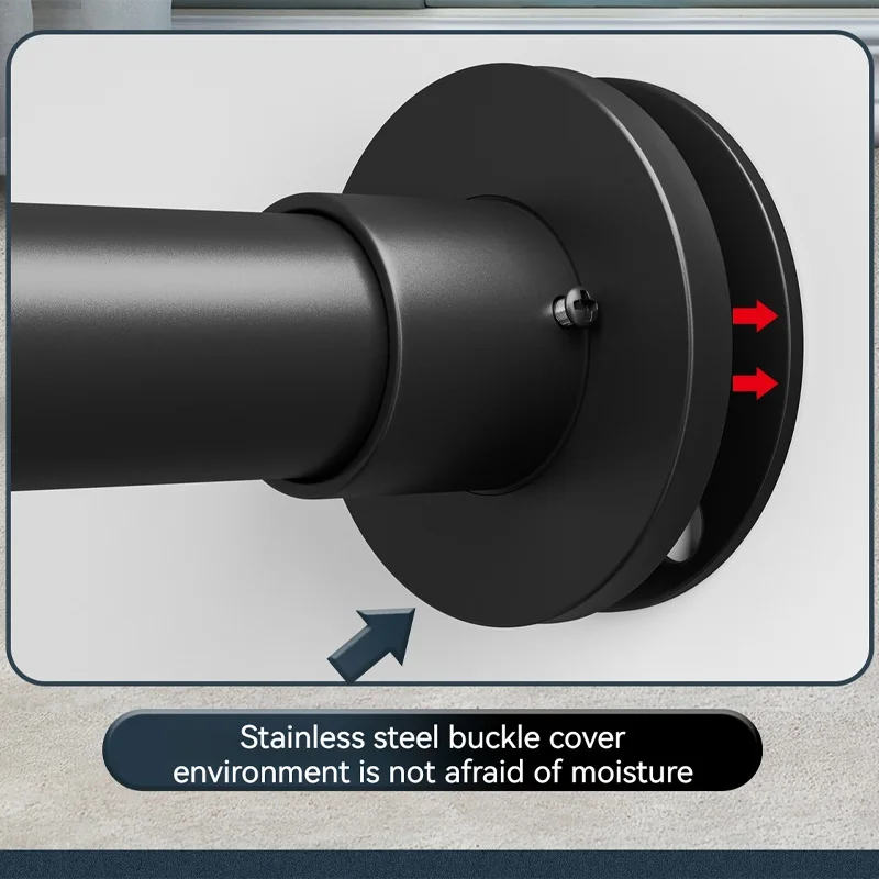 Натяжной стержень из нержавеющей стали нескользящая перфорированная