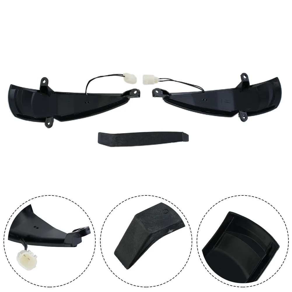 

2*Turn Signal Signal Indicator 2005-2011 ABS Plastic Left&Right Smoked Turn Signal Easy To Install Long Lifespan