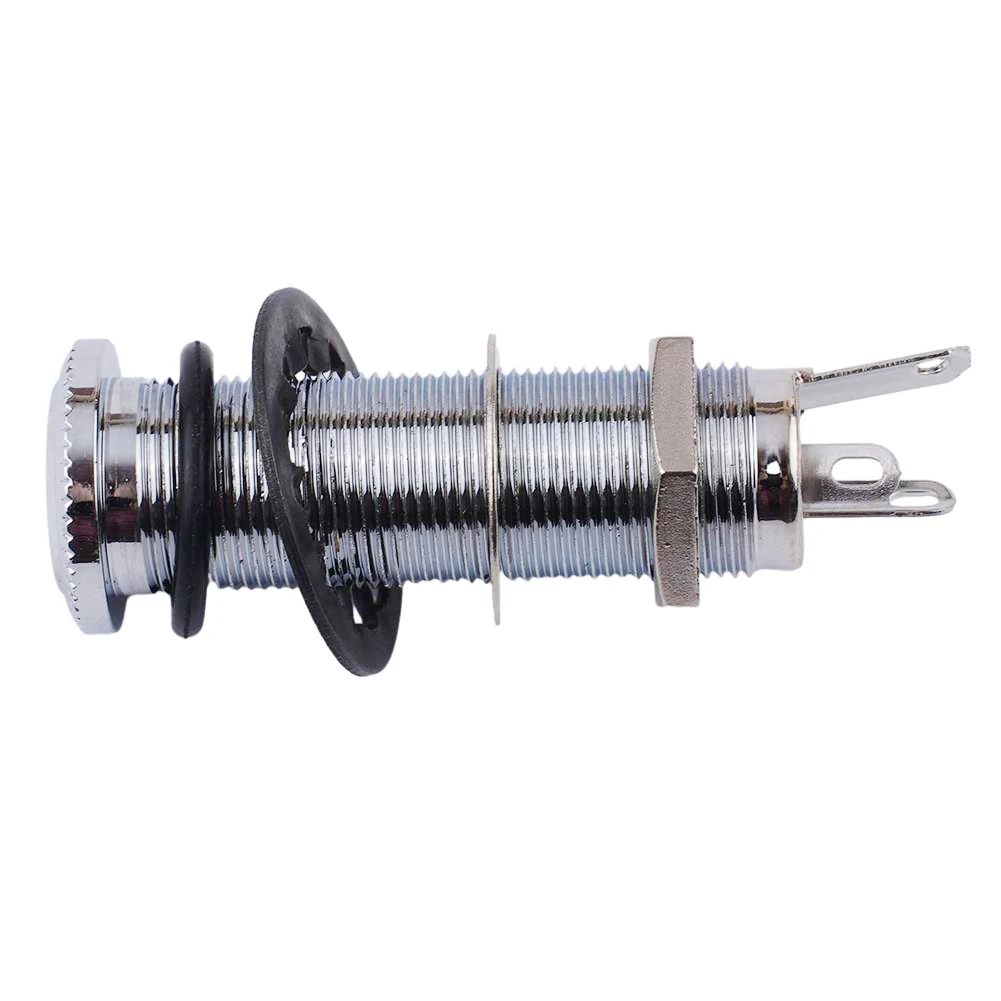 

Electric Guitar Jack Socket Plug 6.35mm 1/4 Inch Jack Plug Socket For Electric Guitar Bass Guitar Pickup Output Guitar Part