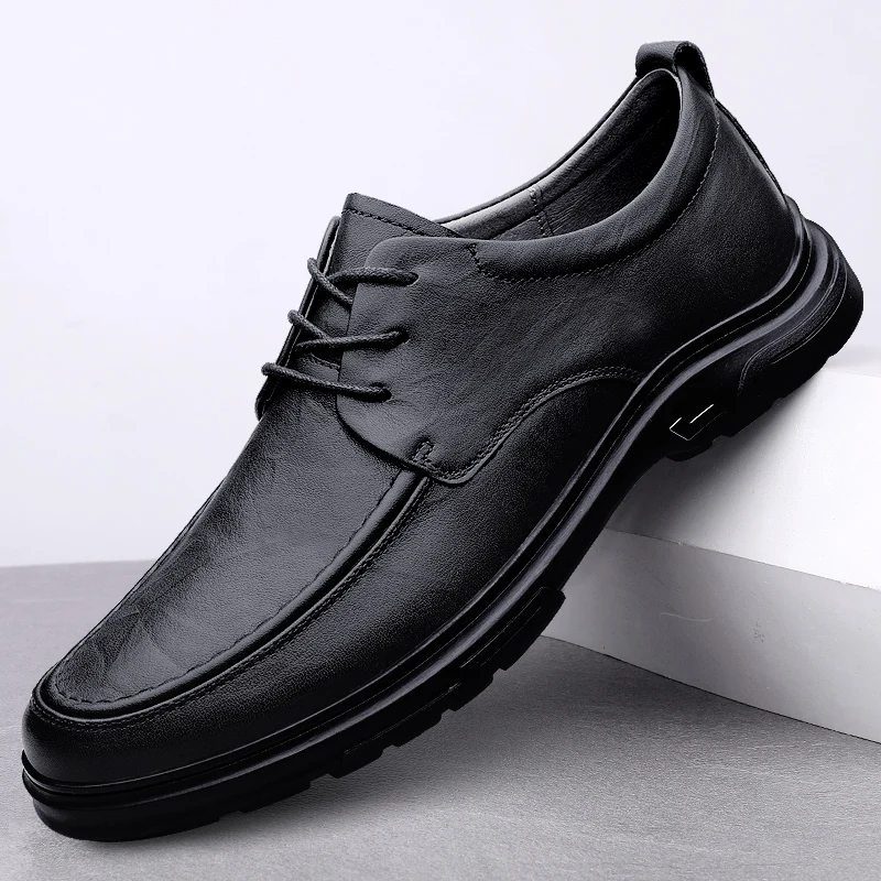 

Men Casual shoes lace up Handmade Shoes Walking Flat Bottom Outdoor Motorcycles Wear-resisting Designer Moccasins men Classics