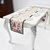 Table Cloth Christmas Table Runner Tablecloth Home Party Decor Table Cover 180*33cm Christmas Dining Decorative