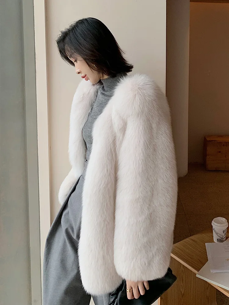 Winter Real Fox Fur Jacket Women Parka Real Fur Coat Natural Raccoon Fur Coat Jacket Korean Streetwear New Oversize