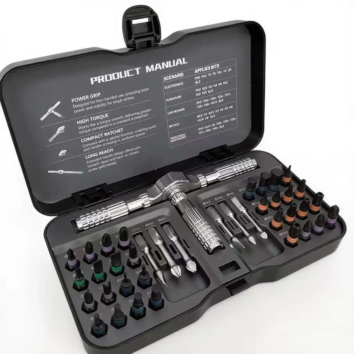 

Набор отверток 40-в-1 стальной