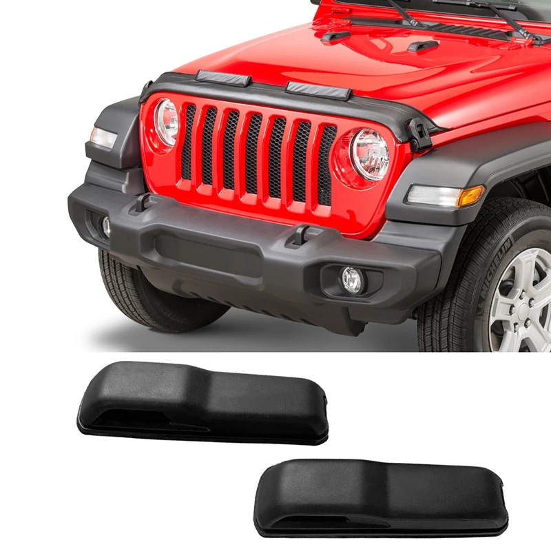 

2 шт. для 2018-2021 Jeep Wrangler JL Gladiator 68307300AC крышка лобового стекла стоп бампер ремень