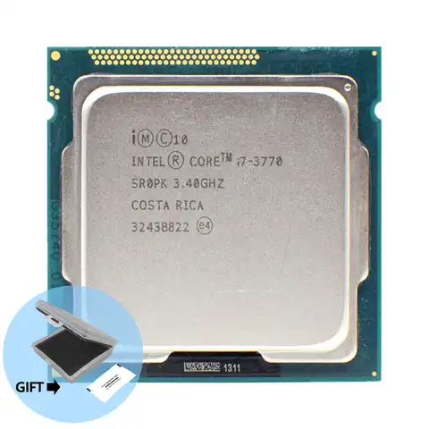 Процессор Intel Core i7-3770 i7 3770 3,4 ГГц четырехъядерный восьмипоточный процессор 8 Мб 77 Вт LGA 1155
