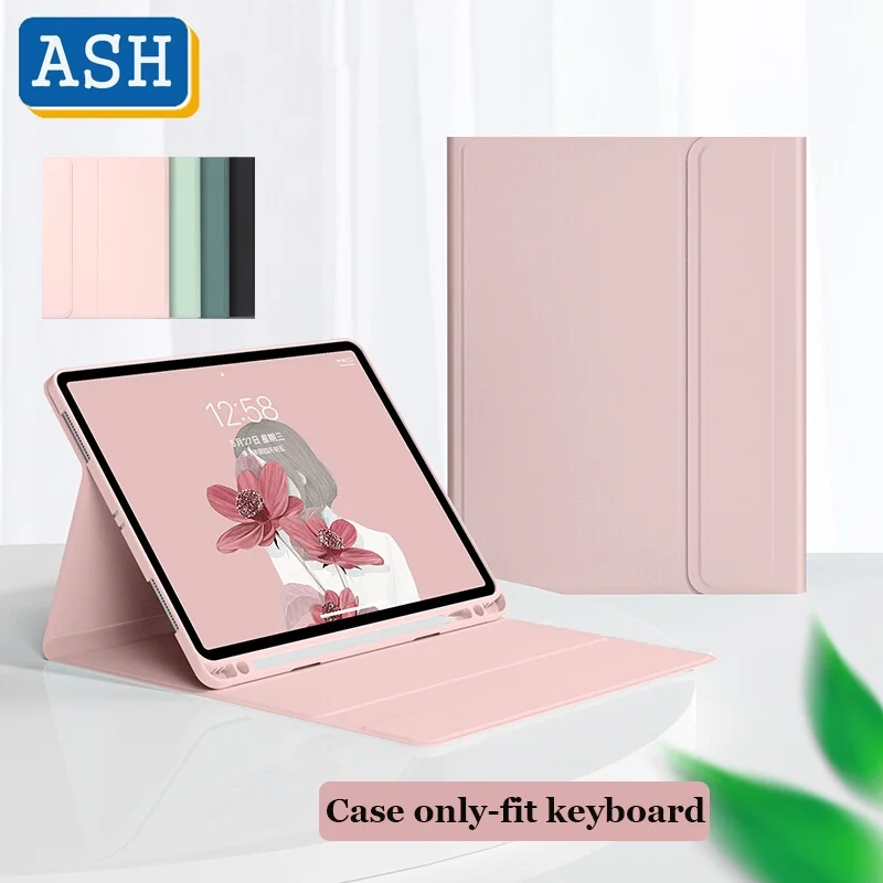 ASH Keyboard Case for Samsung Galaxy Tab S8 Ultra 14.6 inch S8 S7 Plus S7 FE 12.4" Tablet Cover Full Protective Shell Only Case