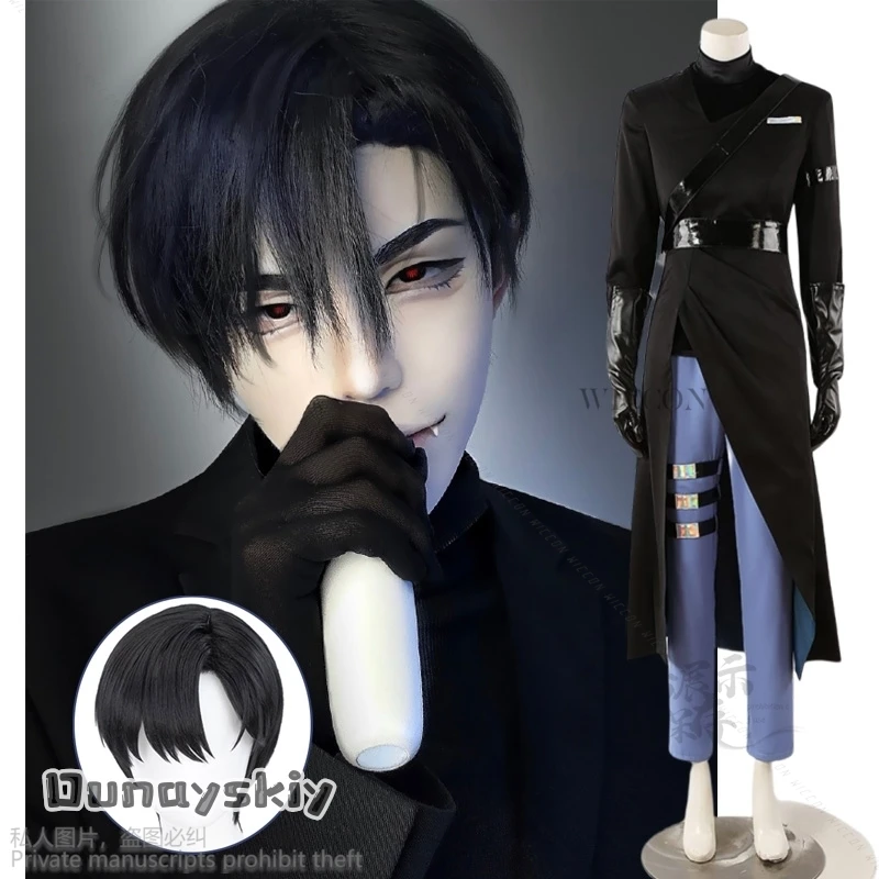 Anime Alien Stage Roleplay Ivan Cosplay Costume Halloween Christmas New Year Party Wig Cloak Cape Shirt Pants Cos