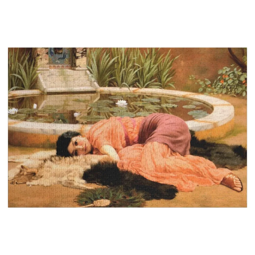 John William Godward Dolce Far Niente Пазл Деревянные композиции для детей Аниме