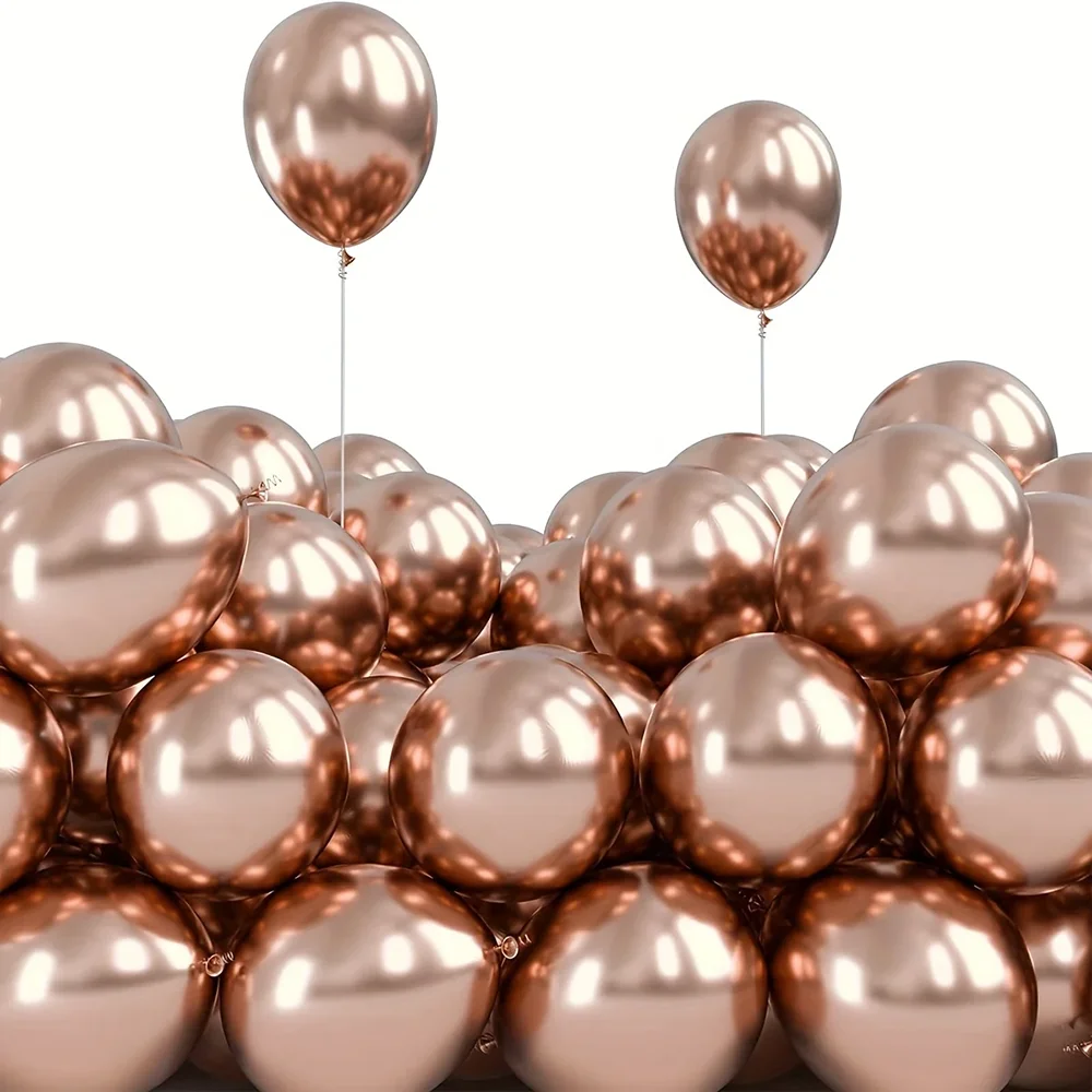 

Металлические синие латексные шары для свадьбы