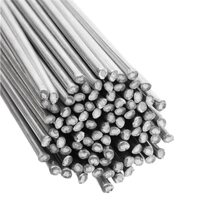 

100Pcs Aluminum Electrode Wire Low Temp Fusible Solution Welding Cored Electrode 2.0mmx33cm(1/13Inch X13Inch) A