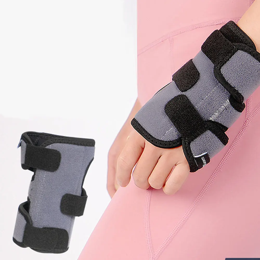 

Outdoor Mountaineering Fitness Weightlifting Yoga Wrist Detachable Adjustable Metal Plate Support Climbing Wrist Unisex Gear