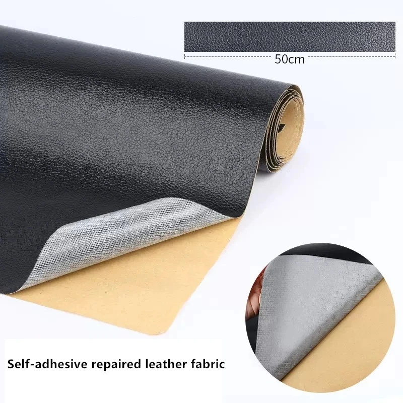 Synthetic leather fabric Self-adhesive Patch For Stick on Sofa Repair 50x70cm 1 Roll Subsidies DIY Patches Sticky Accessories