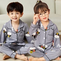 children homewear girls pajamas 2 peice suits 2022 cartoon boy pajamas outfits kids homewear soft young nightwear baby pjs 3 12y