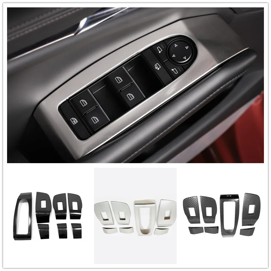 

Аксессуары из нержавеющей стали для Mazda 3 Axela 2019 2020 BP, панель для автомобильных дверей, подлокотников, переключателей окон, кнопки подъема, наклейки для отделки крышки