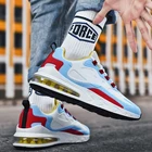 Дышащая сетчатая обувь для мужчин, повседневная спортивная обувь, амортизирующие кроссовки с воздушной подушкой, обувь для бега на открытом воздухе