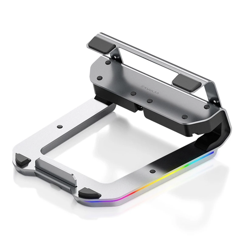 

Laptop Stand with USB C Hub, 6 in1 Docking Station USB-C 3.0 100W Power Delivery