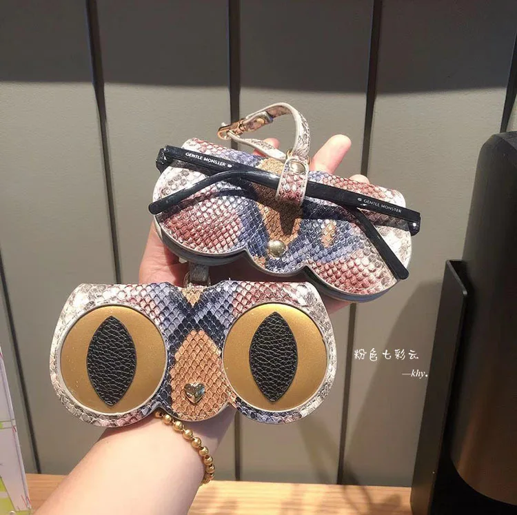 Ins Мультяшные дневные портативные солнцезащитные очки для мужчин и женщин