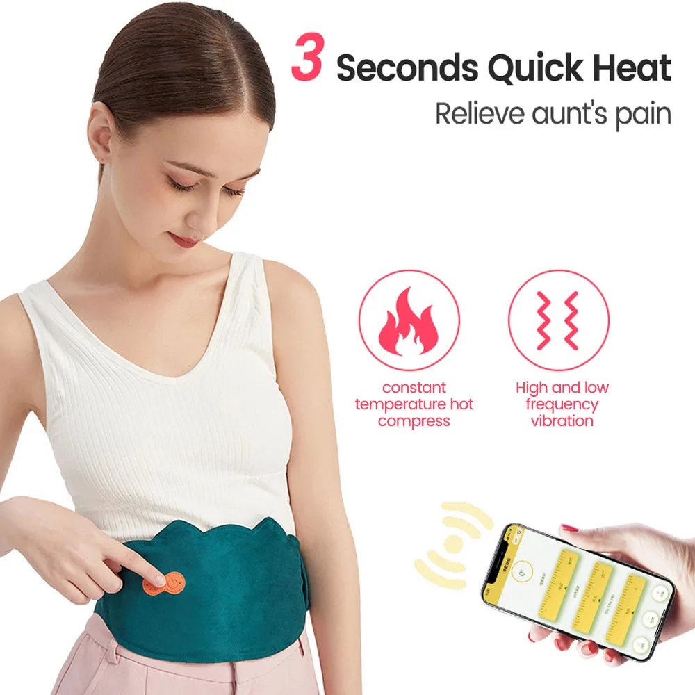 

Обогрев талии теплый дворцовый ремень для лечения менструальной терапии Поясничный период для снятия боли в животе для женщин