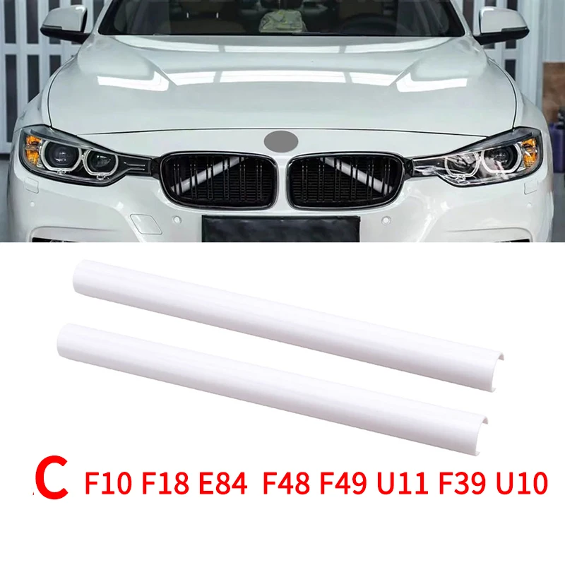 

Накладки на переднюю решетку автомобиля, наклейки на крышку для BMW X1 X2 F48 F10 F39 F18 E84 1 2 3 4 5 6 7 серии, модифицированное украшение на решетку