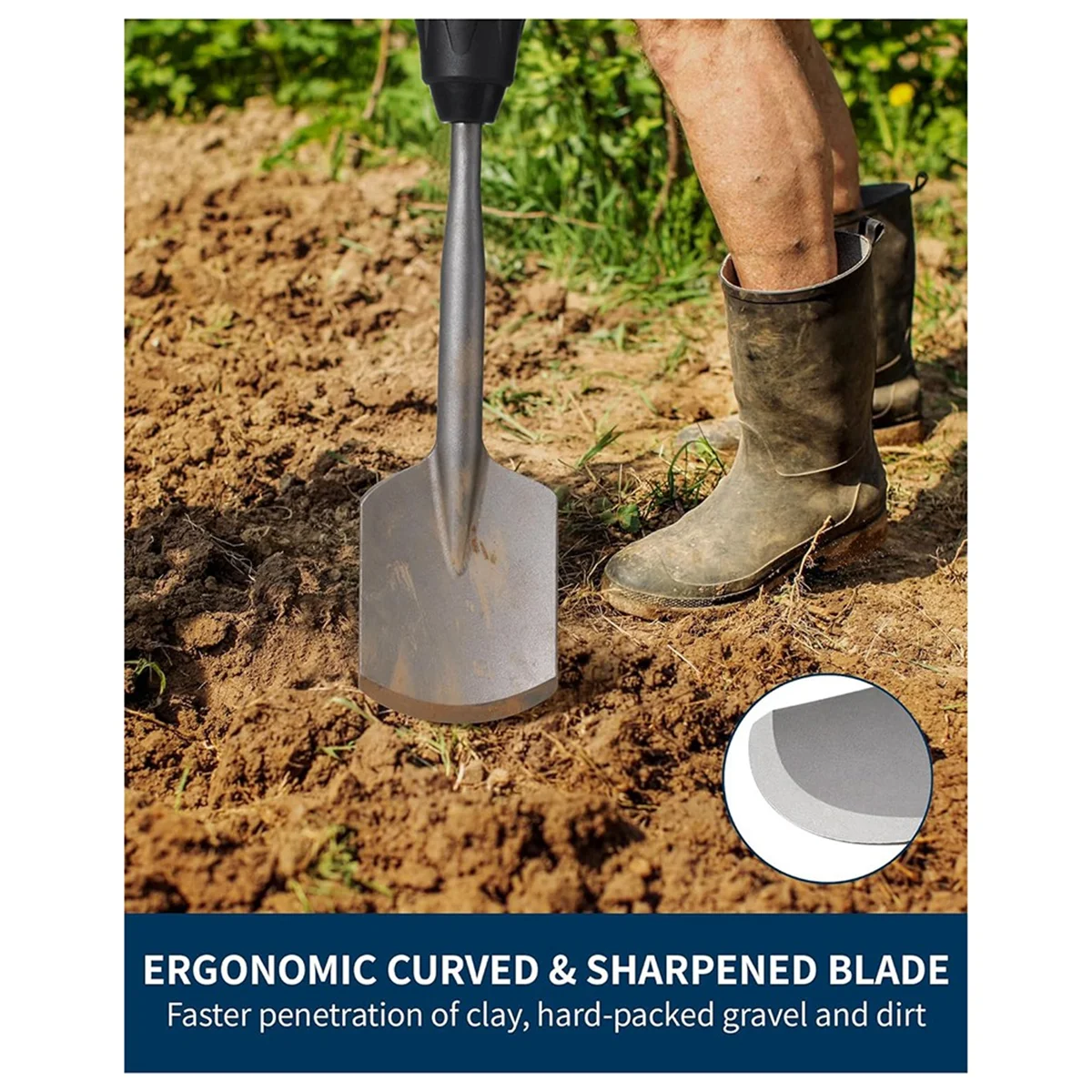 Для лопатки для глины SDS Max 4-1/2 дюйма X 17 дюймов Стальная лопатка дрели