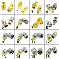 sma male female to sma bnc n plug jack rf coax adapter convertor straight goldplated nickelplated new wholesale