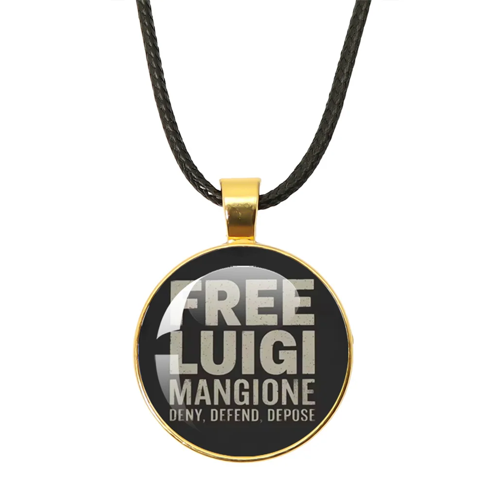 Ожерелье Saint St. Luigis для мужчин и женщин United Healthcare DENY DEPOSE 25 мм стеклянное ожерелье с