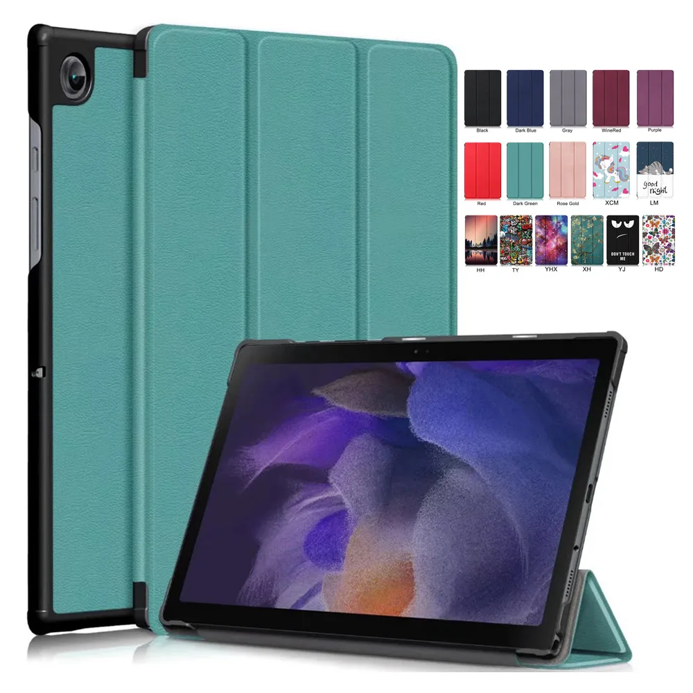 

For Samsung Galaxy Tab A8 10.5 inch 2021 SM-X200 SM-X205 Tablet Case Magent Cover Ultra Slim Flip A8 10.8 X200 X205 case