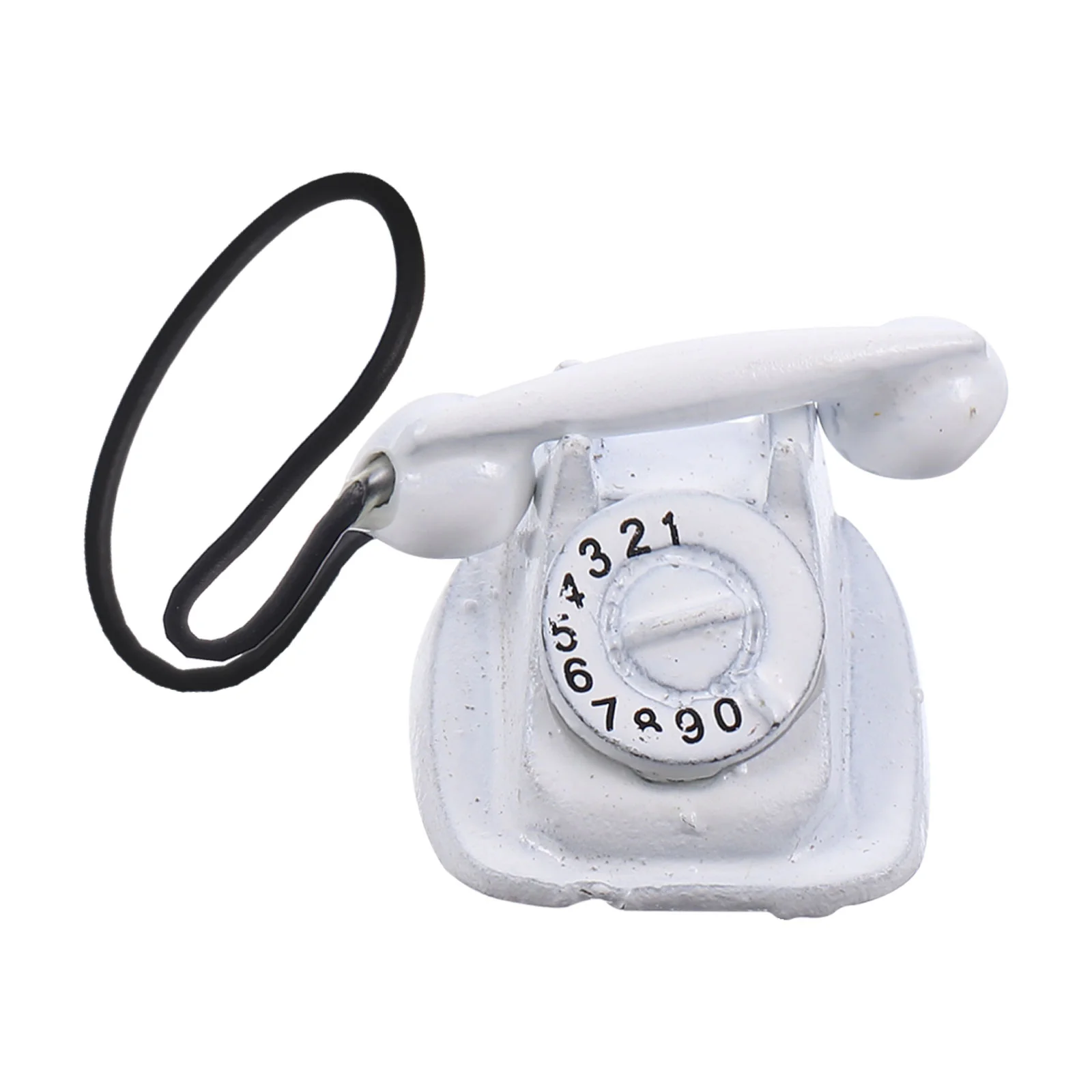 Дом Телефон Кукольный Домик Аксессуары Ретро Стол Маленький Статуя Мини Модель