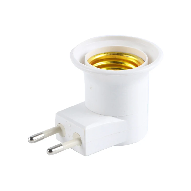 

E27 LED Light Male Sochet Base Type to AC Power 220V EU Plug Lamp Holder Bulb Adapter Converter + ON/OFF Button Switch