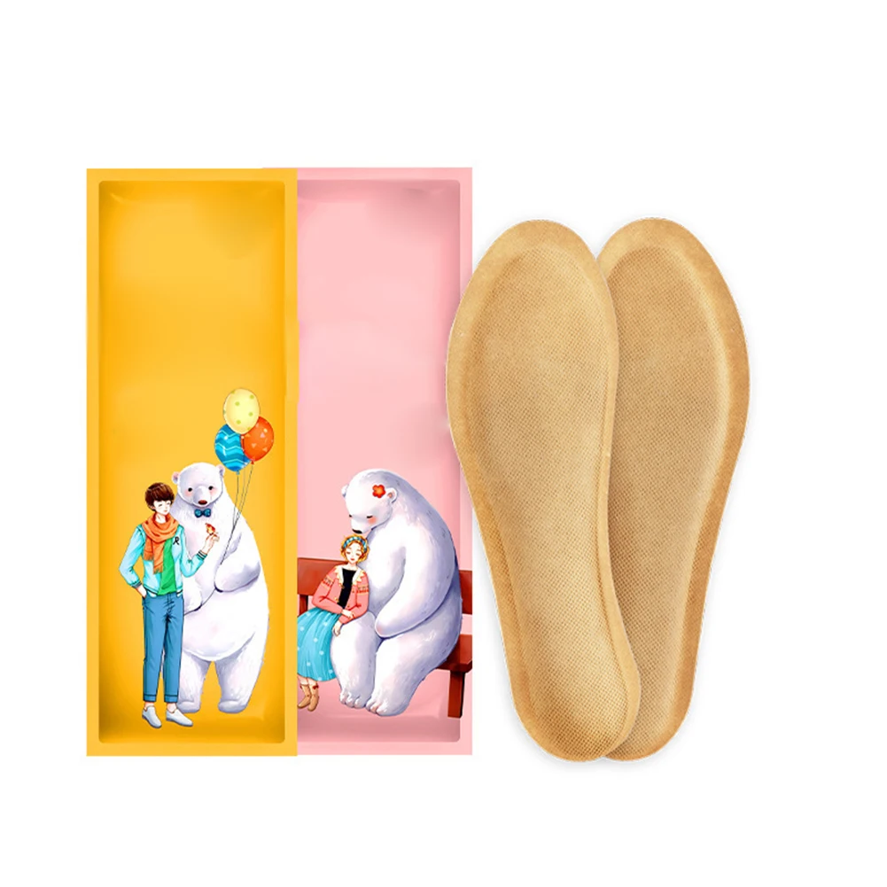 5Pairs Self-heating Shoe Insoles Foot Warmer Sticker Lasting Heat Patch Winter Keep Body Warm Paste Shoes Pads Foot Care Tool