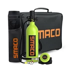 Smaco S400Pro 1L Дайвинг газовый баллон мини кислородный баллон комплект респиратор Воздушный бак подводное снаряжение для дайвинга buceo