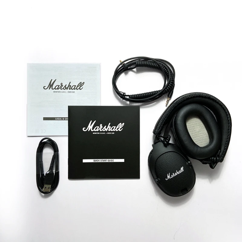 Беспроводная Bluetooth-гарнитура Marshall Monitor II ANC с шумоподавлением складная